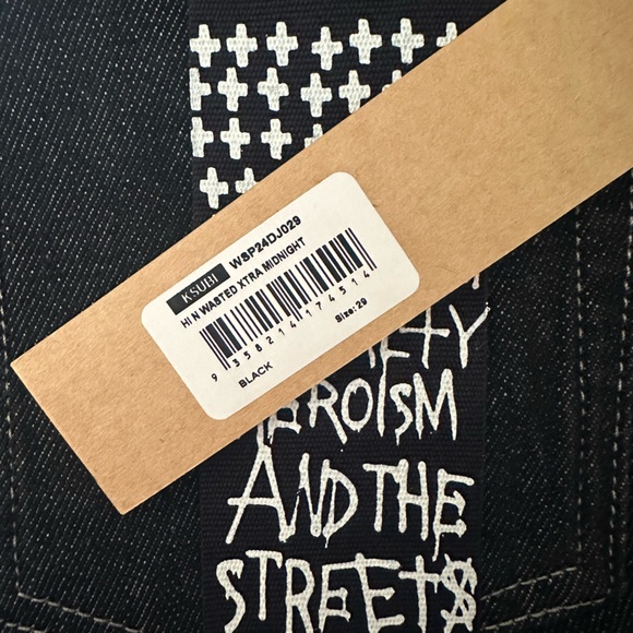 Ksubi Jeans Hi N Wasted Xtra Midnight Size 29 Skinny Leg High Rise - Picture 6 of 6